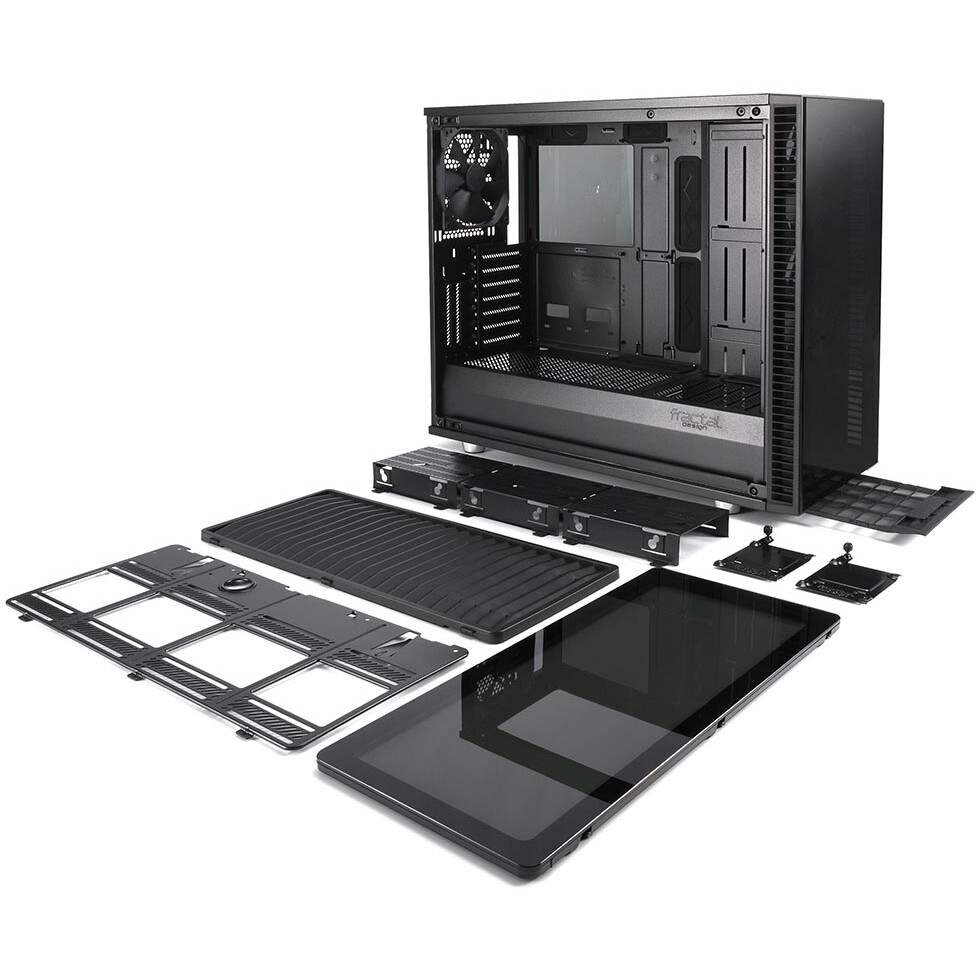 Datoru korpuss Fractal Design Define S2 Vision TG Blackout - FD-CA-DEF-S2V-BKO-TGD - foto 10
