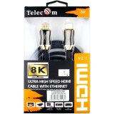 Kabelis HDMI - HDMI, 2m, Telecom TCG300-2M