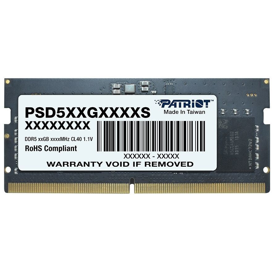 Arbeitsspeicher 32GB DDR5 4800MHz Patriot SO-DIMM (PSD532G48002S)