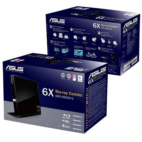 External optical drive ASUS SBC-06D2X-U Black RTL - SBC-06D2X-U/BLK/G/AS - foto 4