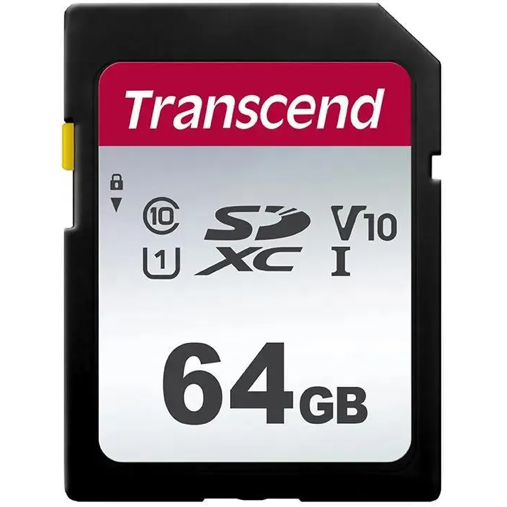 Carte mémoire 64GB SD Transcend 300S (TS64GSDC300S)