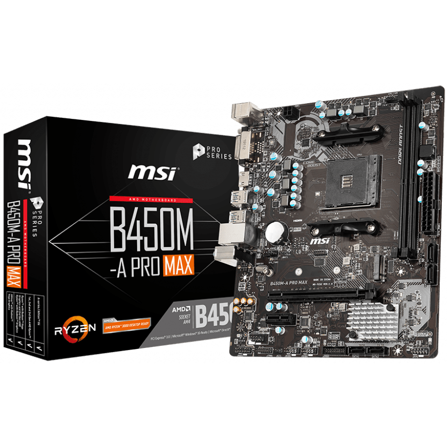 Pamatplate MSI B450M-A PRO MAX - foto 5