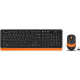 Tastatūra + pele A4Tech Fstyler FG1010 Black/Orange