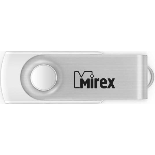 USB zibatmiņa 8Gb Mirex Swivel White - 13600-FMUSWT08