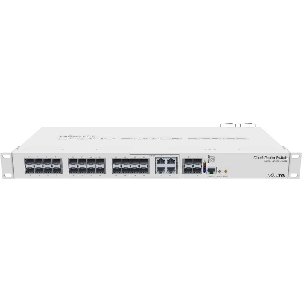 Commutateur (switch) MikroTik CRS328-4C-20S-4S+RM
