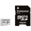 Carte mémoire 16GB MicroSD Transcend + SD adapter (TS16GUSD300S-A)