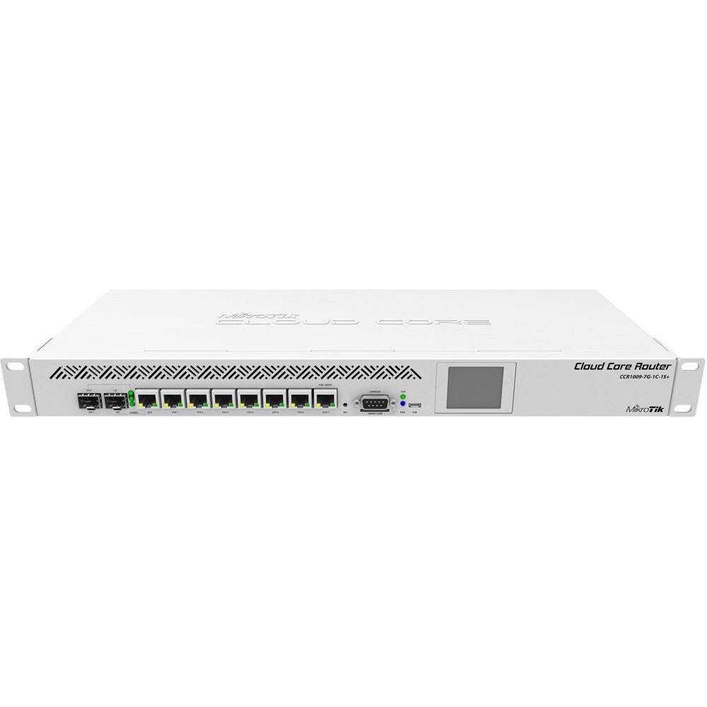 Rūteris (maršrutētājs) Mikrotik CCR1009-7G-1C-1S+
