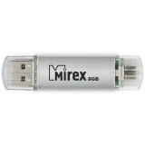 Clé USB 8Gb Mirex Smart Silver (13600-DCFSSM08)
