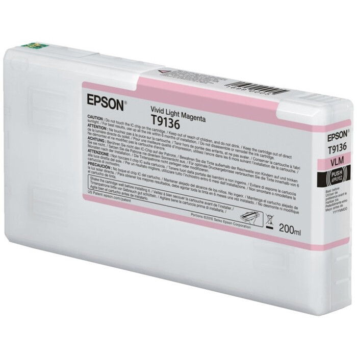 Cartridge Epson C13T913600 Light Magenta - C13T913600/C13T91360N