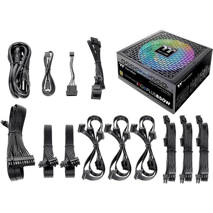 Barošanas bloks 850W Thermaltake ToughPower iRGB PLUS (PS-TPI-0850F3FDGE-1) - foto 6