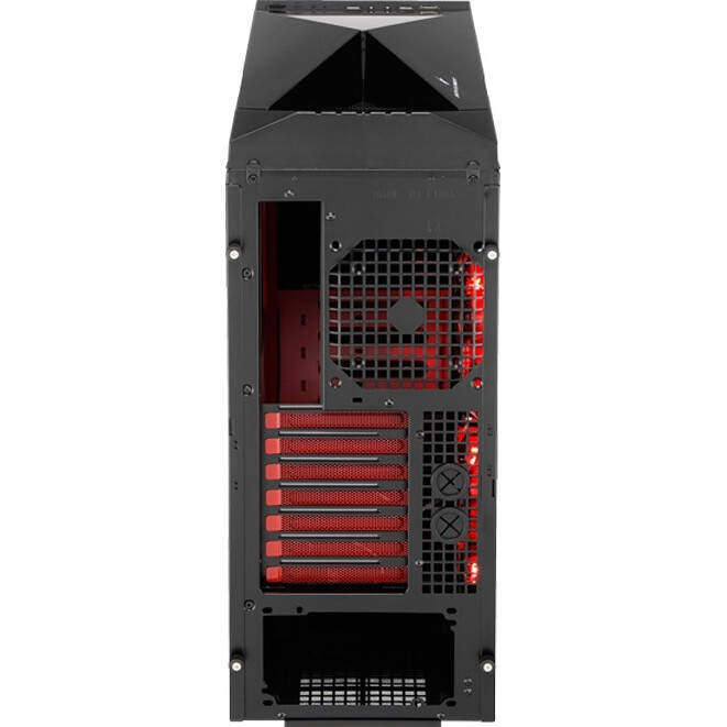Datoru korpuss AeroCool Sixth Element Black/Red - foto 3