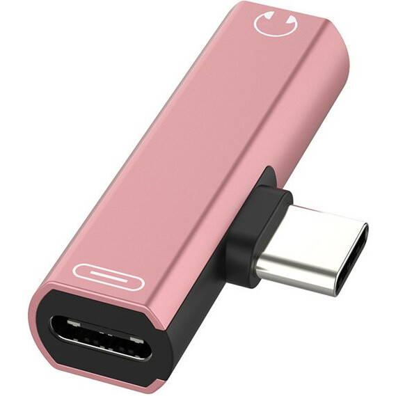Pārejas savienojums USB Type-C - USB Type-C + 3.5 mini Jack, Greenconnect GCR-52245