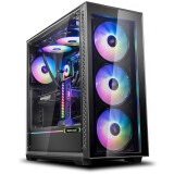 Datoru korpuss DeepCool MATREXX 70 ADD-RGB 3F Black (DP-ATX-MATREXX70-BKG0P-3F)