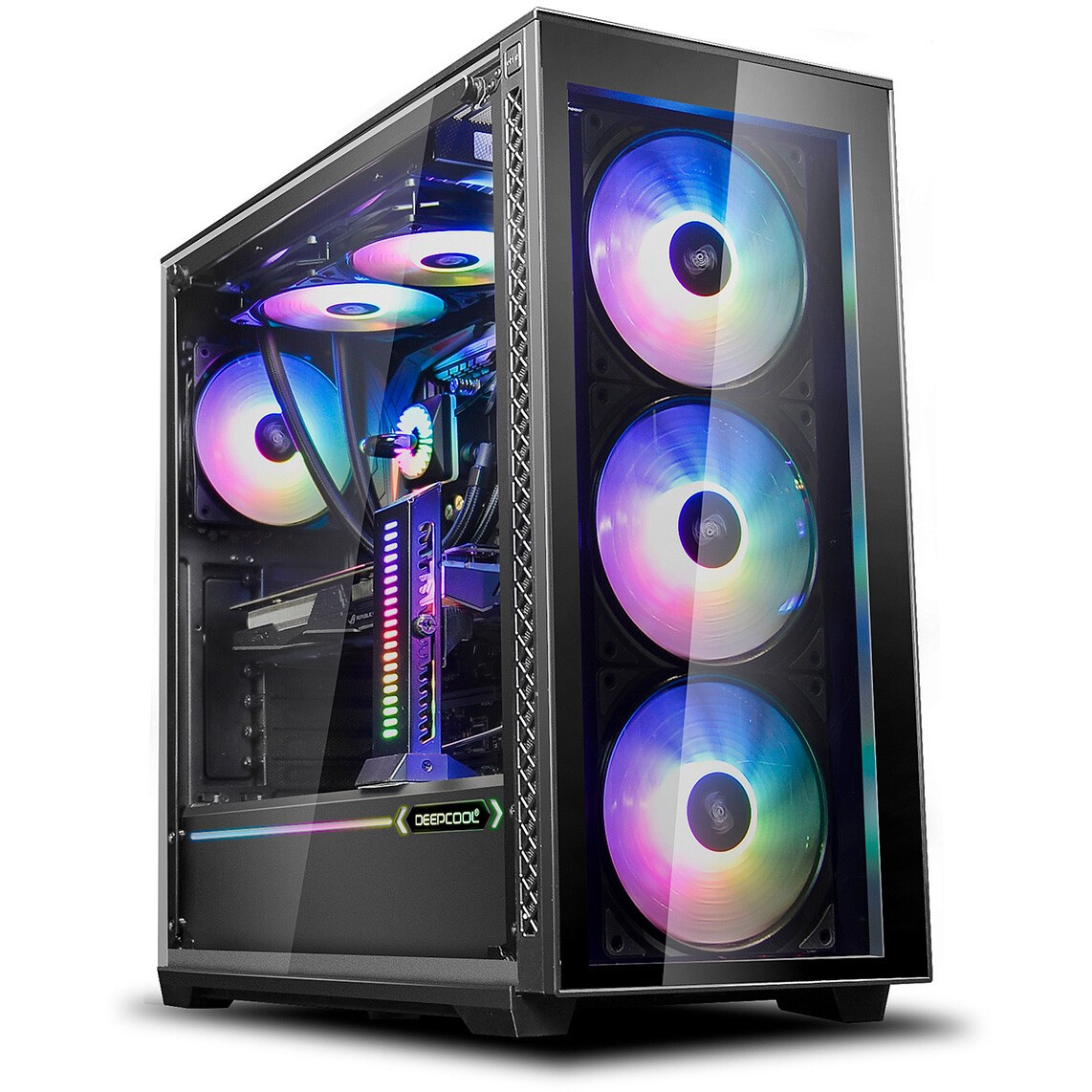 Datoru korpuss DeepCool MATREXX 70 ADD-RGB 3F Black - DP-ATX-MATREXX70-BKG0P-3F - foto 6