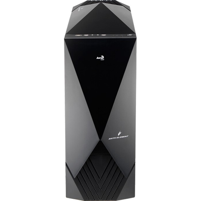 Datoru korpuss AeroCool Sixth Element Black/Red - foto 2