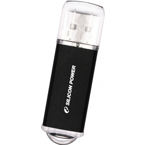 USB zibatmiņa 16Gb Silicon Power Ultima II I-series Black (SP016GBUF2M01V1K)