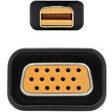 Pārejas savienojums Mini DisplayPort (M) - VGA (F), VCOM CA335