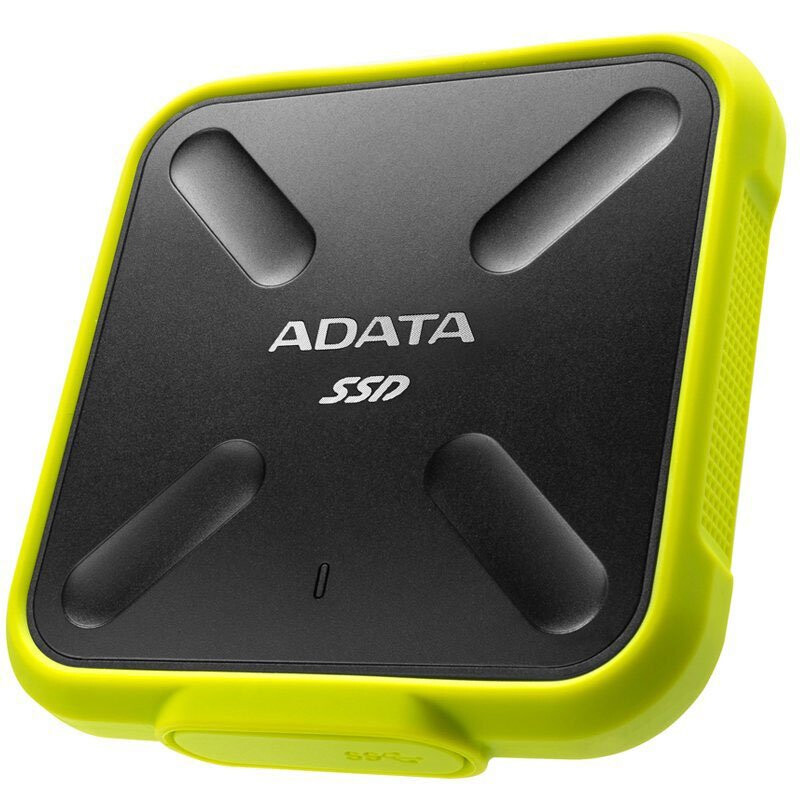 Ārējais SSD disks 512Gb ADATA SD700 Yellow (ASD700-512GU31-CYL)