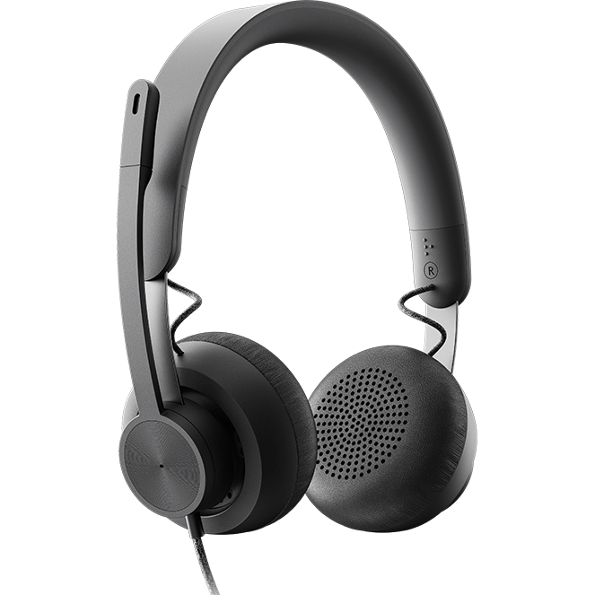 Garnitūra Logitech Zone Wired UC Graphite (981-000875) - foto 2