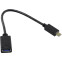 Pārejas savienojums USB A (F) - USB Type-C, 0.2m, 5bites TC304-02OTG