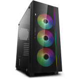 Datoru korpuss DeepCool MATREXX 55 V3 ADD-RGB 3F Black (DP-ATX-MATREXX55V3-AR-3F)