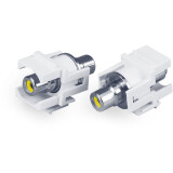 Ieliktnis Hyperline KJ1-RCA/YL-D-WH