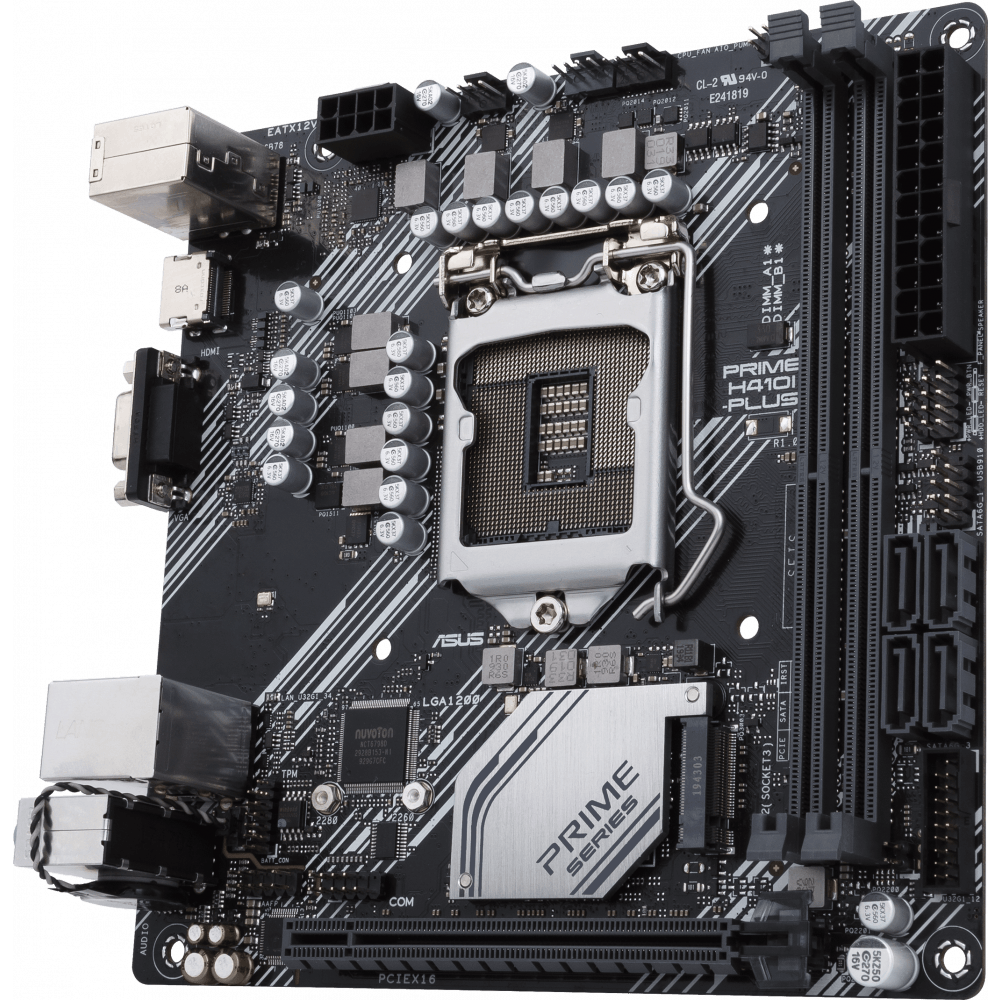 Pamatplate ASUS PRIME H410I-PLUS/CSM - foto 2