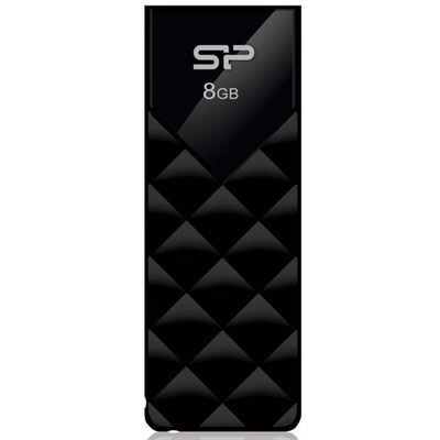 USB zibatmiņa 8Gb Silicon Power Ultima U03 Black (SP008GBUF2U03V1K)