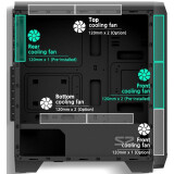 Datoru korpuss Zalman S2 TG Black