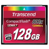 Atmiņas kartes 128Gb Compact Flash Transcend 800x (TS128GCF800)