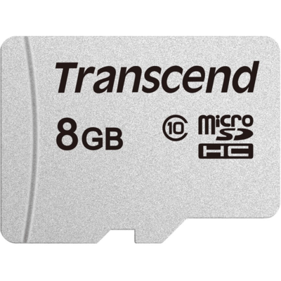 Carte mémoire 8GB MicroSD Transcend (TS8GUSD300S)