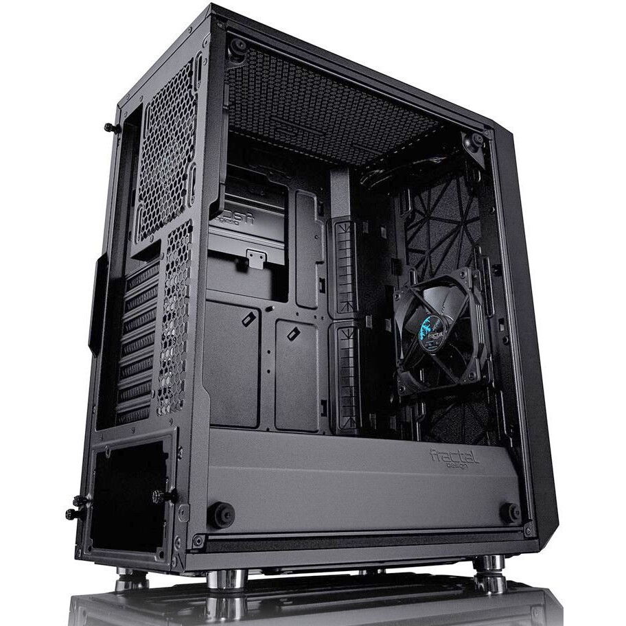 Datoru korpuss Fractal Design Meshify C Dark TG Black - FD-CA-MESH-C-BKO-TG - foto 9
