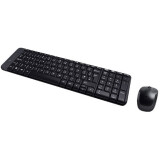 Tastatūra + pele Logitech Wireless Desktop MK220 (920-003169)