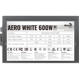 Barošanas bloks 600W AeroCool Aero White (4710562753929)