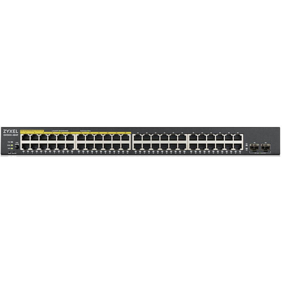 Slēdzis (komutators) Zyxel GS1900-48HP v2 - GS190048HPV2-EU0101F - foto 3