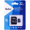 La carte mémoire 32Gb MicroSD Netac P500 + SD adapter (NT02P500STN-032G-R)