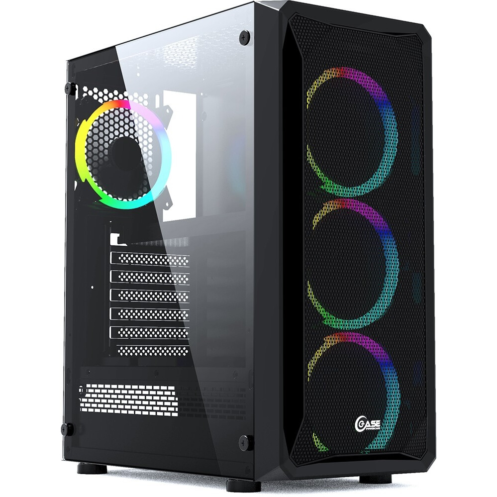 Boitiers PC Powercase Mistral Z4 Mesh RGB Black - CMIZB-R4