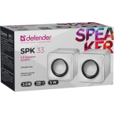 Statņi Defender SPK 33 2.0 USB White (65631)