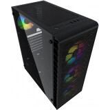 Datoru korpuss Powercase Mistral Z4С Mesh ARGB Black (CMIZ4C-A4)