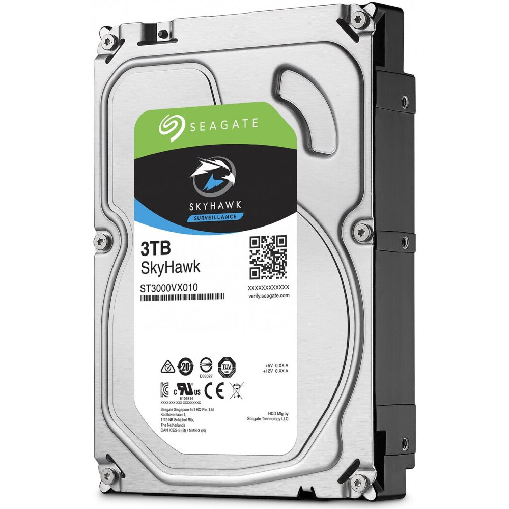 Cietais disks 3Tb SATA-III Seagate SkyHawk (ST3000VX010)