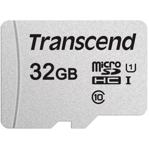 Carte mémoire 32GB MicroSD Transcend (TS32GUSD300S)