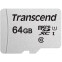 Carte mémoire 64GB MicroSD Transcend (TS64GUSD300S)
