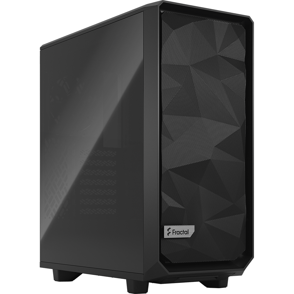 Datoru korpuss Fractal Design Meshify 2 Compact TG Dark Tint Black - FD-C-MES2C-02