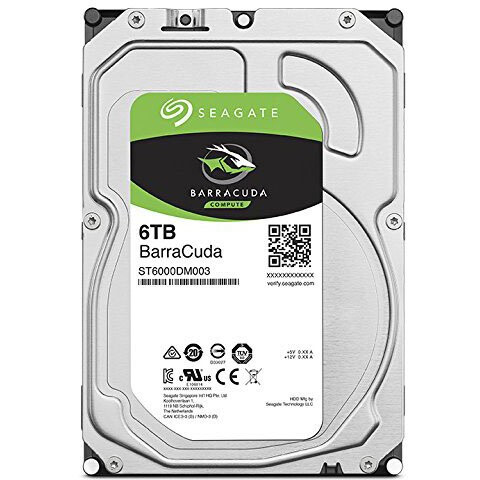 Cietais disks 6Tb SATA-III Seagate Barracuda (ST6000DM003)