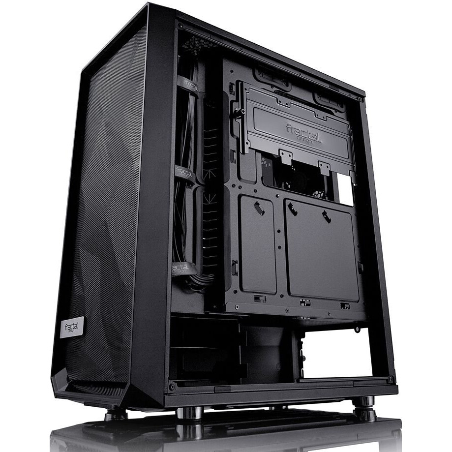 Datoru korpuss Fractal Design Meshify C Dark TG Black - FD-CA-MESH-C-BKO-TG - foto 11