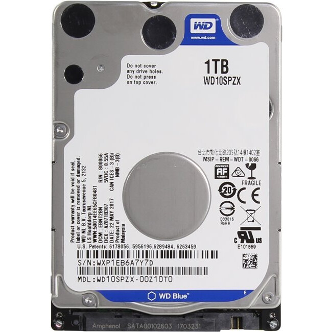 Cietais disks WD Blue 1Tb (WD10SPZX)