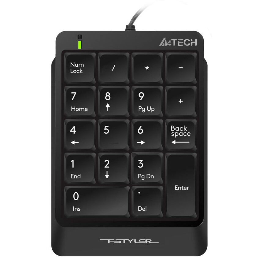 Bloc de chiffres A4Tech Fstyler FK13P Black