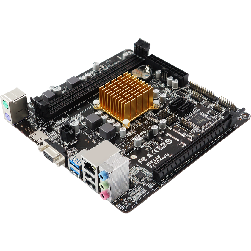 Motherboard Biostar A68N-2100K + AMD E1-6010 onboard - photo 2