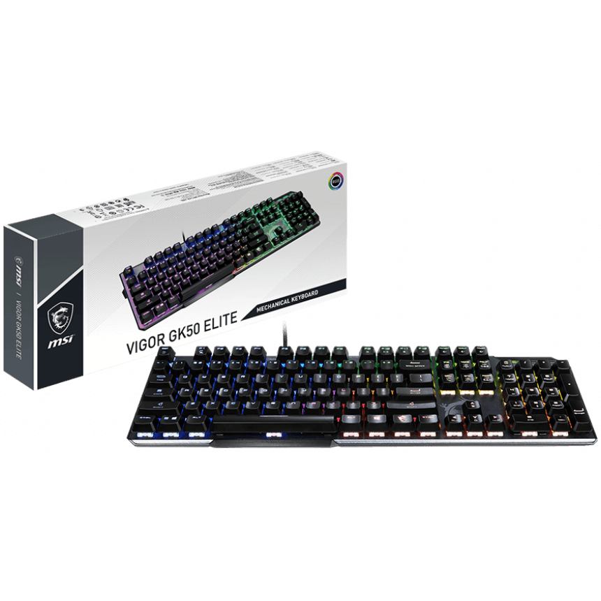 Tastatūra MSI Vigor GK-50 Elite (Kailh Blue) - foto 5