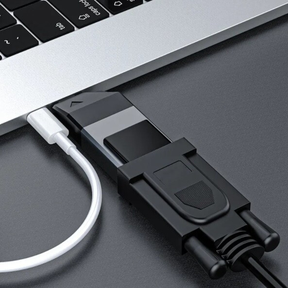 Pārejas savienojums USB Type-C - VGA, Telecom TA315C - foto 2